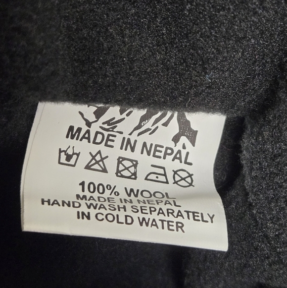 SHOPOHOLIC FASHION Hoodie Jacket Mens Small Knitted Multicoloured Wool Patch - Picture 15 of 16